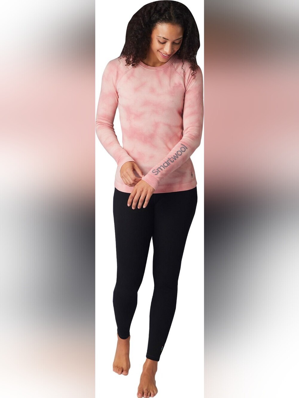 SMARTWOOL Women's Classic Thermal Plant-Based Dye Merino Base Layer Logo Crew XS